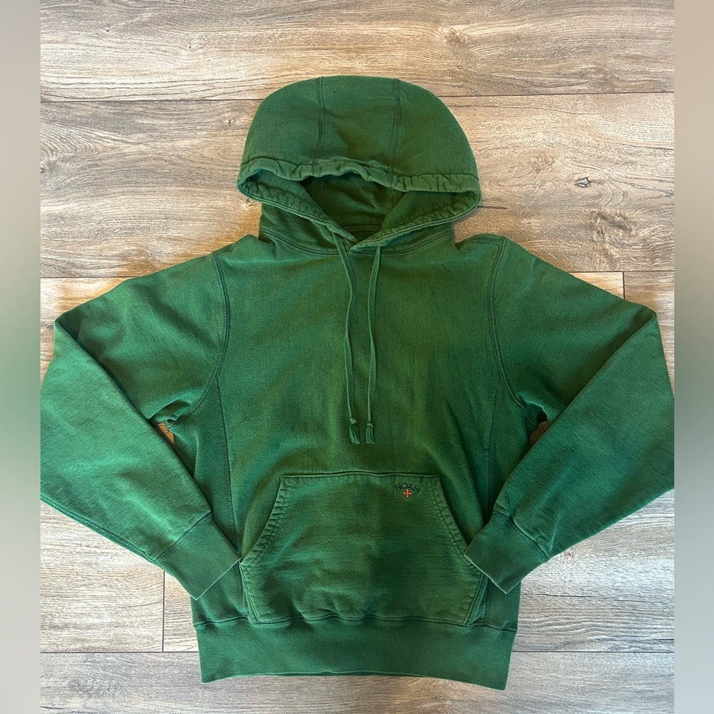 Noah NYC Green Pullover Classic Hoodie Sweater